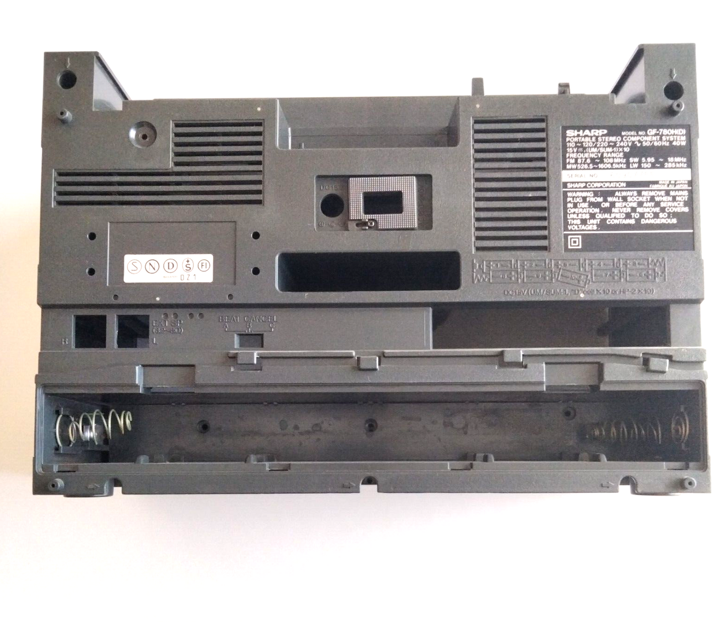 SHARP GF-780 GF-800 CAJA 1368001