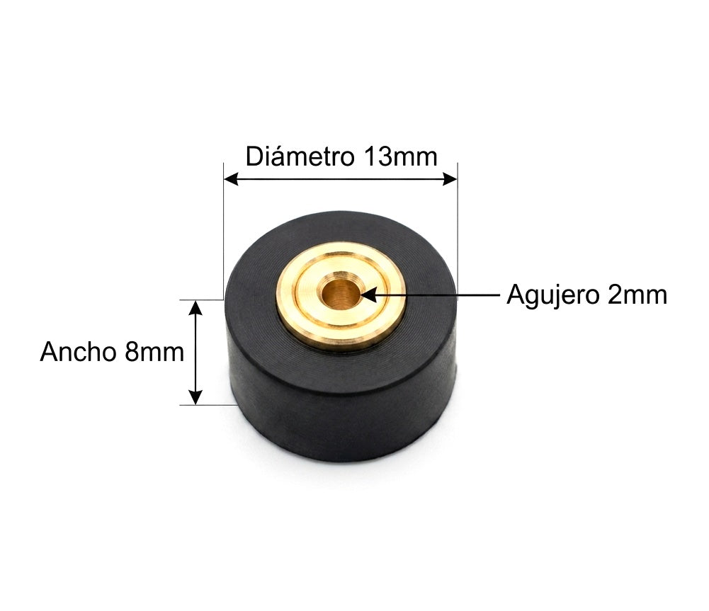 Rolle 13 mm x 6 mm x 2 mm