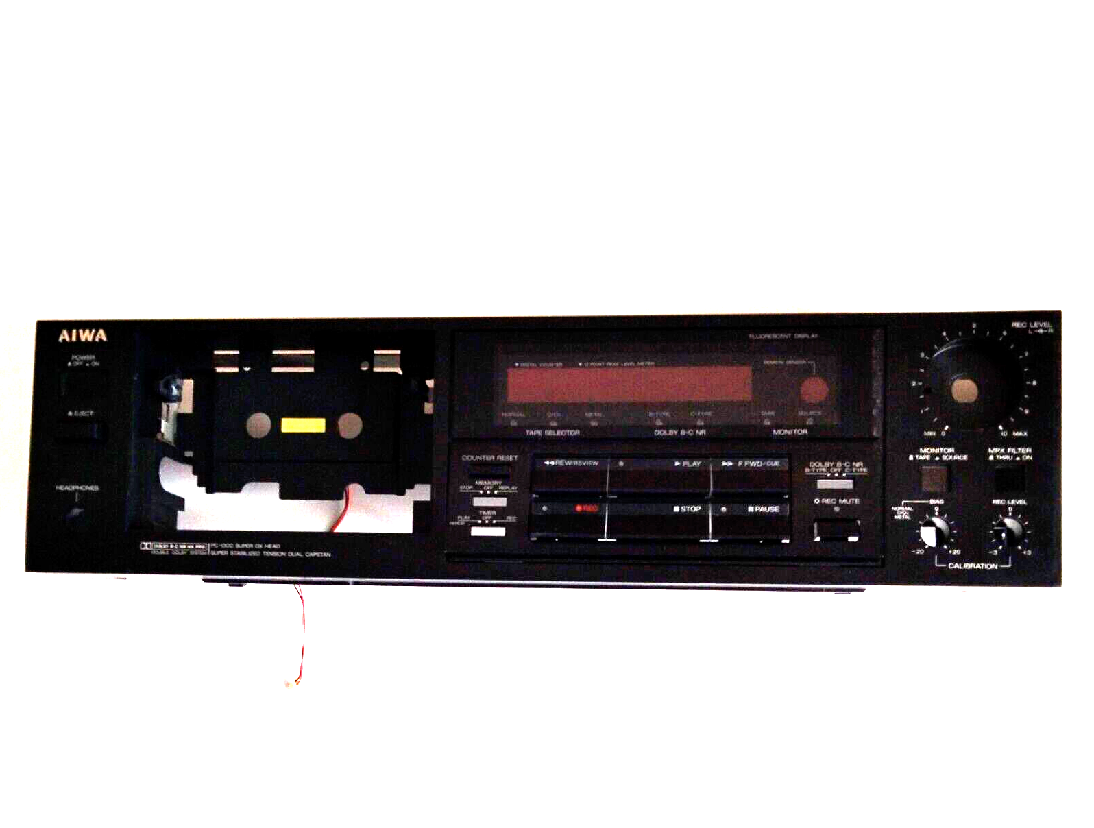 Panel AIWA AD-F880   CASSETTE Deck  AD-F780 1368112