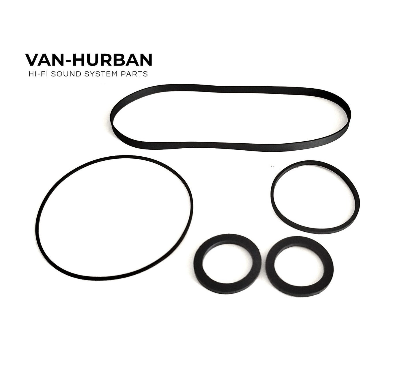 KIT-4 CORREAS Y IDLER AKAI GXC 740D  BELTS AND IDLER