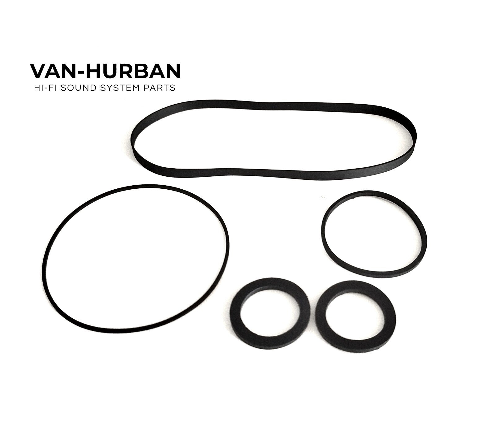 KIT-4 CORREAS Y IDLER AKAI GXC 740D  BELTS AND IDLER