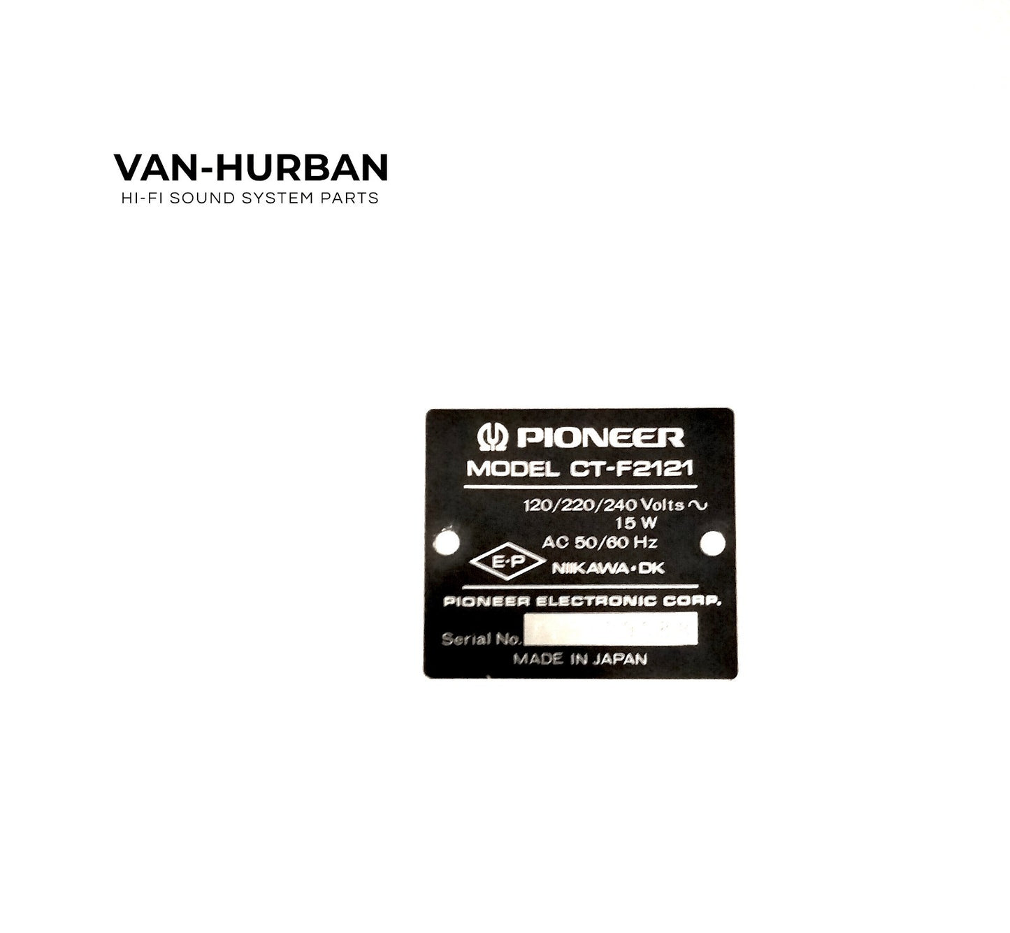 PLACA DE MODELO  PIONEER CT-F2121  1506205/C6