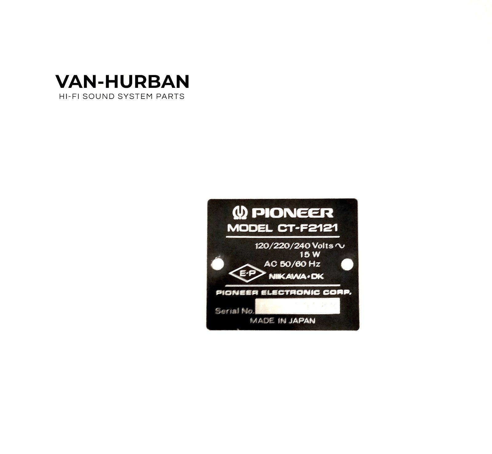 PLACA DE MODELO  PIONEER CT-F2121  1506205/C6