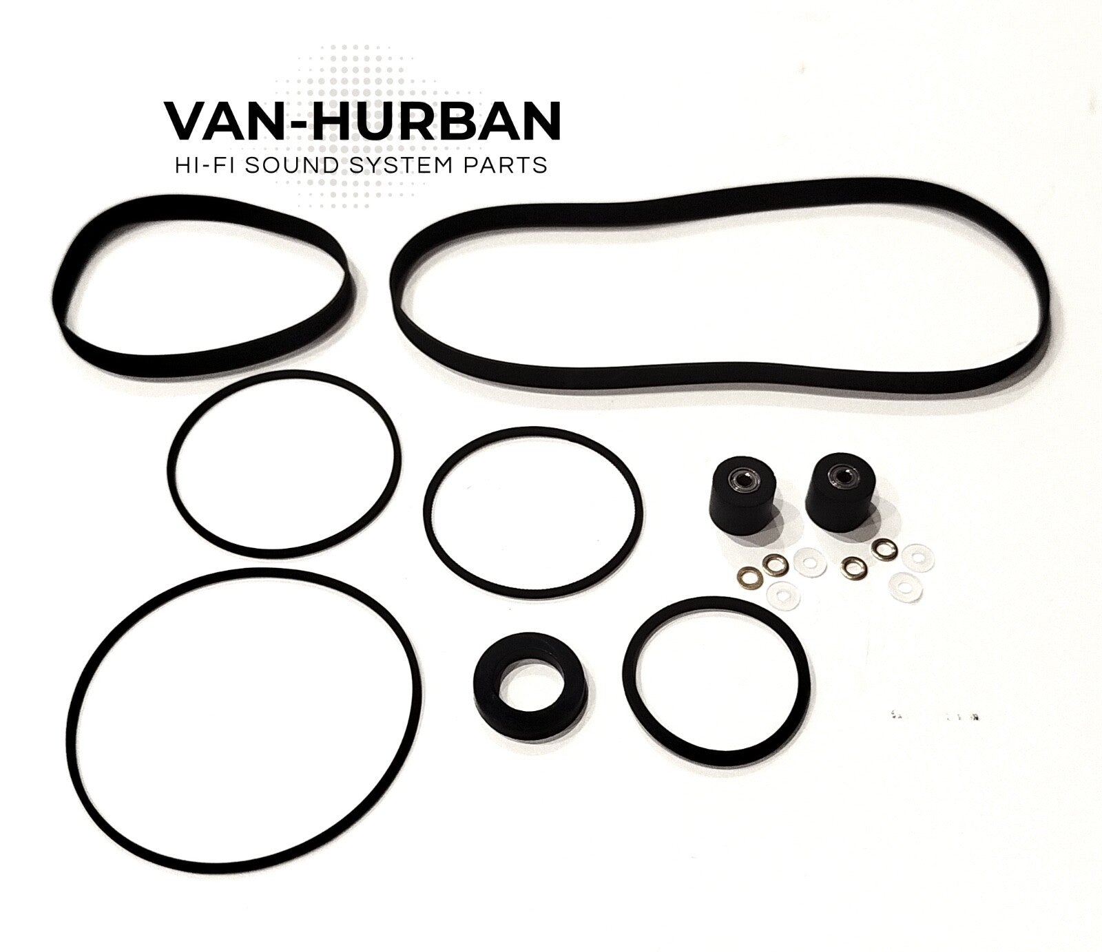 KIT -01 CORREAS CON RODILLO y IDLER PIONEER CT-F850  BELTS AND PINCH ROLL, IDLER