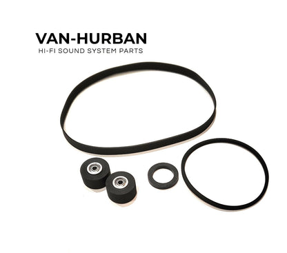 KIT CORREAS, IDLER Y RODILLOS NAKAMICHI CR-7 BELT CASSETTE,IDLER AND PINCH ROLLS
