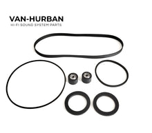 KIT-1 CORREAS, IDLER Y RODILLOS AKAI GXC 740D  BELTS, IDLER AND PINCH ROLLS