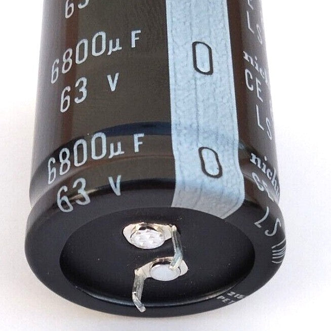 Nichicon Aluminium Electrolytic Capacitors LLS 6800uF 63V 85c Snap In