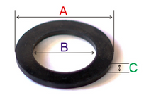  IDLER 14mm x 8mm x 3mm DE GOMA