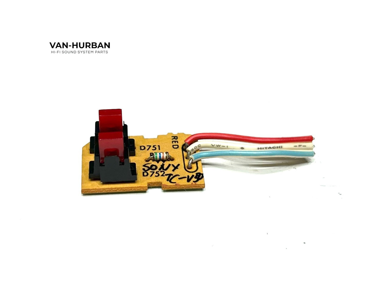 SONY TC-V50W  BOTON PLACA BASE 1-618-663 J /2131523 /C14 B3